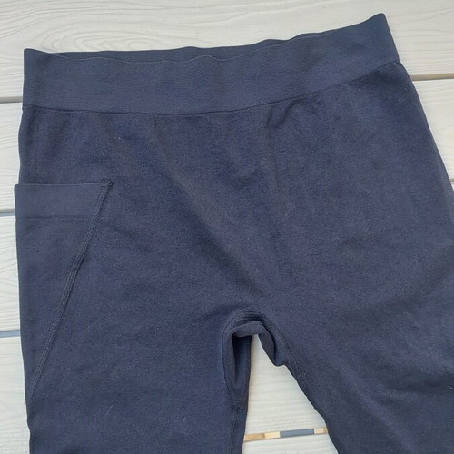 Avon women's leggings with pocket and mesh like new, black, size L