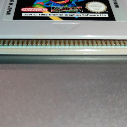 Nintendo Game Boy Zool Ninja of the "Nth" Dimension used with case