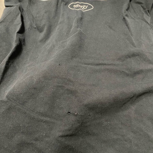 Nike T-shirt size M restored, black with defects