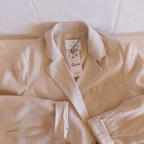 Beige Stradivarius blazer new, size extra small, oversized