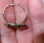 Ring with enamel like new, openable
