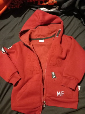 Matoufrance cardigan 3 years like new, red, 98 cm