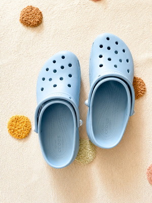 Crocs Platform Clog γαλάζιο μέγεθος W10 σαν καινούργιο
