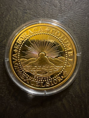 Brasher Doubloon Nova Eboraca collectible gold medal new