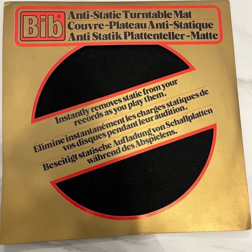 Anti-Static Turntable Mat new, made in England