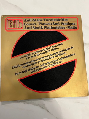 Anti-Static Turntable Mat new, made in England