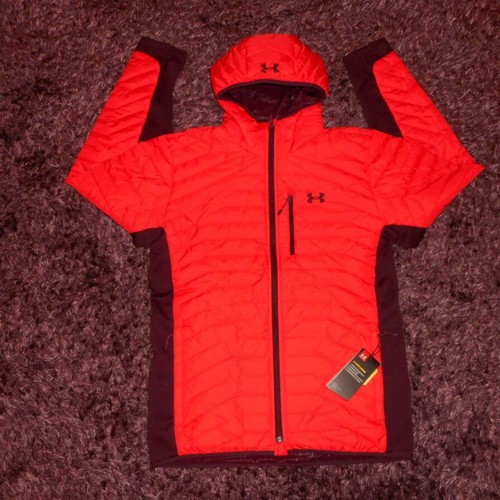 Under Armour ColdGear Reactor Hybrid jacket new, red, size L