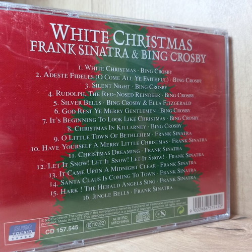 White Christmas Frank Sinatra & Bing Crosby music CD sealed