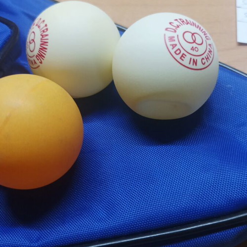 Stiga Spectra ping pong racket used with case and 3 balls
