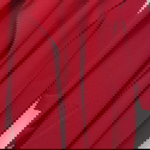 Bill Cost Ημίπαλτο Μαλλινό Καινούργιο Κόκκινο Με Κουκούλα Και Τσέπες Μεγάλο Μέγεθος XL