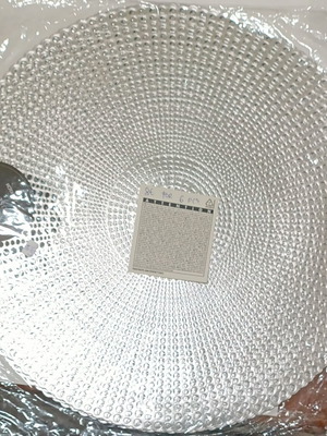 Σετ 6 μεγάλα ασημί σουπλά Excellent Houseware 41x41 εκ καινούργια