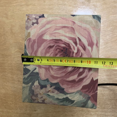 Fabric Jewelry Drawer used, height 16.5cm width 11.5cm length 14cm