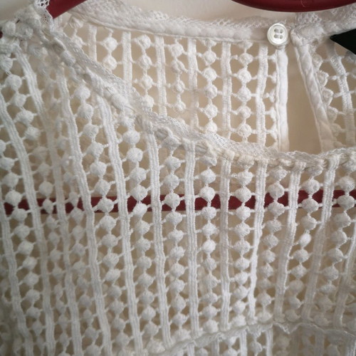 Zara blouse used, white, size XS
