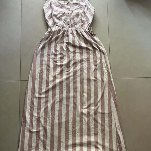 Summer cotton striped dress like new