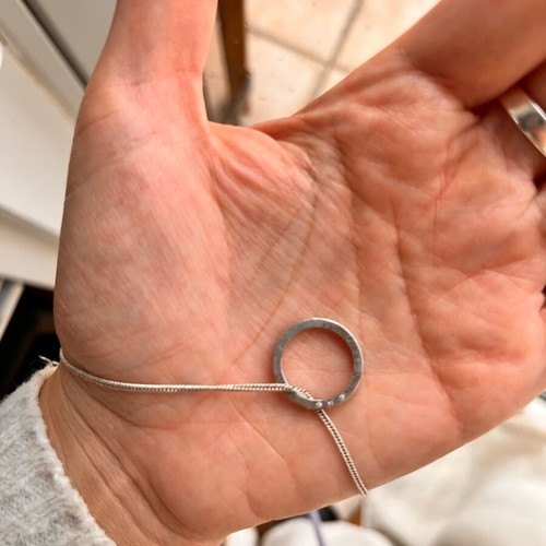 Anna Rosa Moschouti necklace used, silver