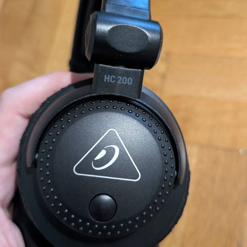 Behringer HC 200 headphones used with 3.5mm and 6.3mm adapter wired