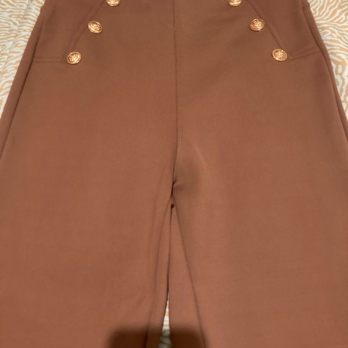 Brown leggings pants like new, size S/M