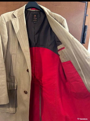 Fay coat, size M-L, beige and brown