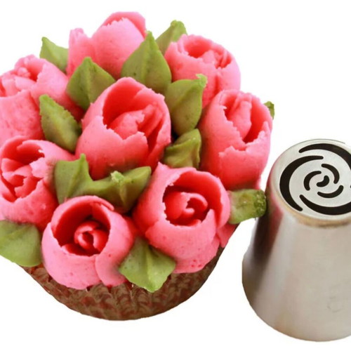 Russian Flower piping tips stainless steel, set of 6
