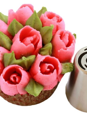 Μύτες Russian Flower για Κορνέ Ζαχαροπλαστικής ανοξείδωτες, σετ 6 τεμ.