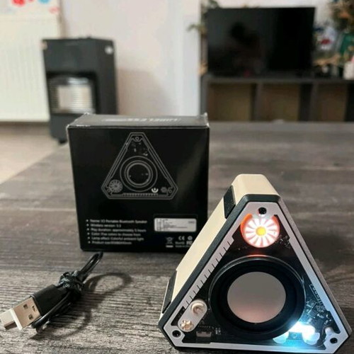 Bluetooth speaker with LED like new
