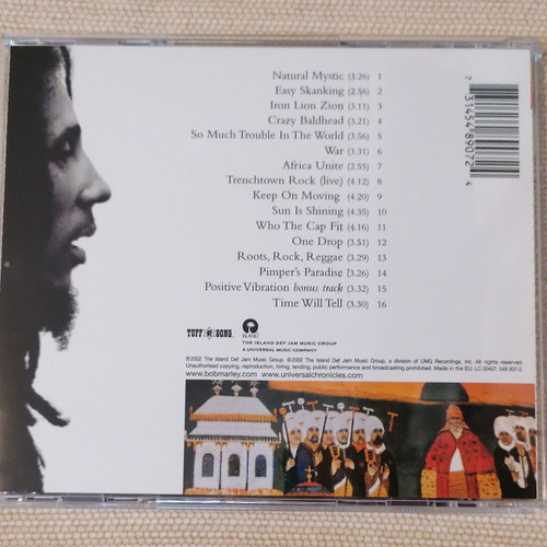 Bob Marley And The Wailers Natural Mystic CD like new, reggae