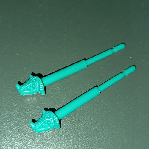 Mighty Max Dragon Island Missiles spare parts used, set of 2