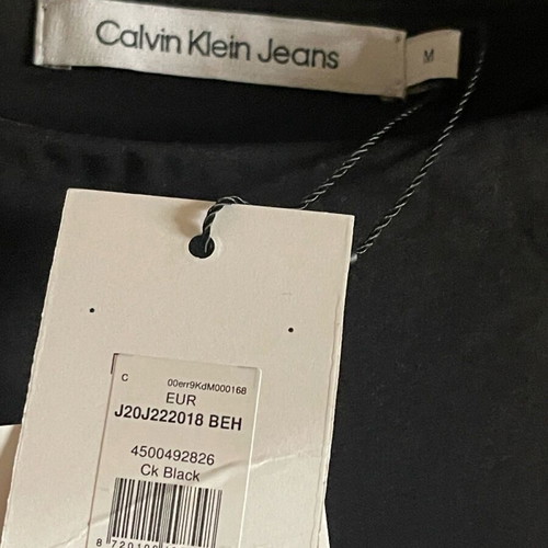 Calvin Klein Jeans top new, black, size M