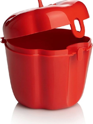 Tupperware Red Pepper Container new for small snacks and food