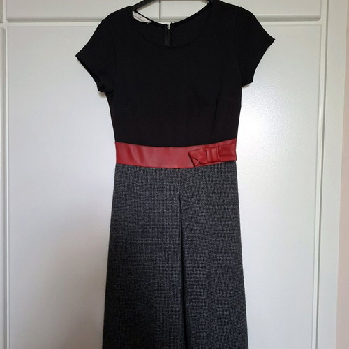 Dress black and grey like new, size S