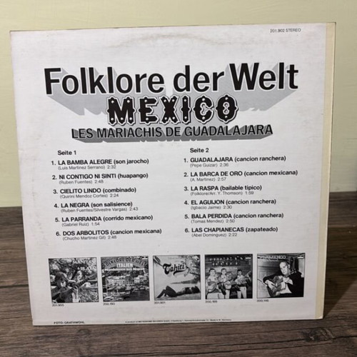 Folklore der Welt Mexico vinyl used, folk