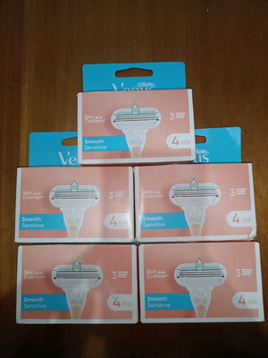 Gillette Venus Smooth Sensitive 20 γνήσια καινούργια ανταλλακτικά