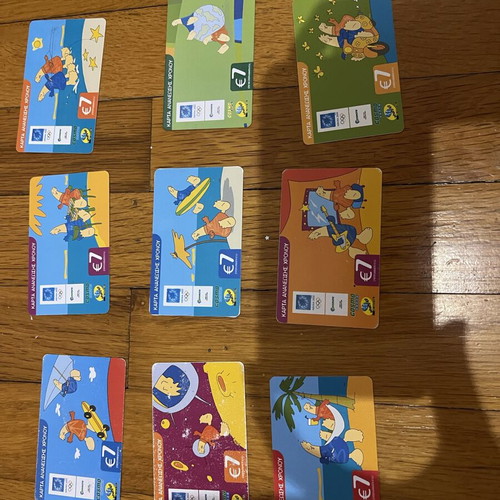 Cosmote Athens 2004 Olympic Games Time Renewal Cards set of 9