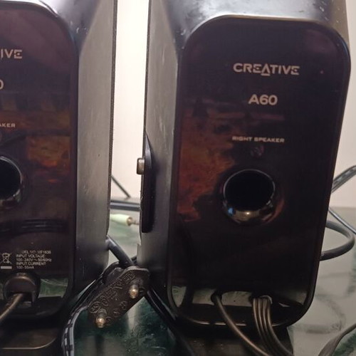 Creative A60 computer speakers used, 2.0 set