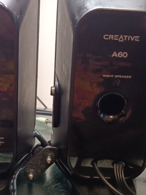 Creative A60 computer speakers used, 2.0 set