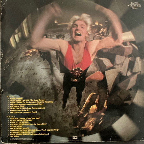 Flash Gordon soundtrack vinyl used by Queen