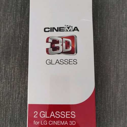 3D Cinema Glasses like new, pack of two pairs