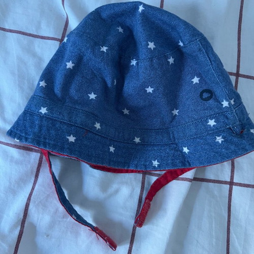 Mayoral Baby Hat Reversible Up To 6 Months Like New