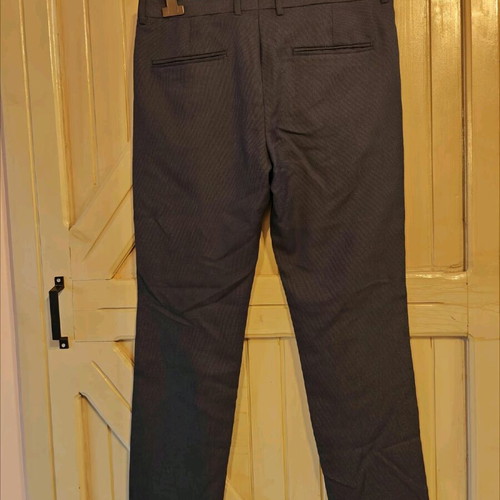 H&M fabric pants dark blue like new size S