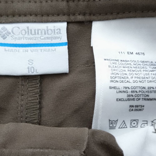Columbia men's shorts size S used, grey