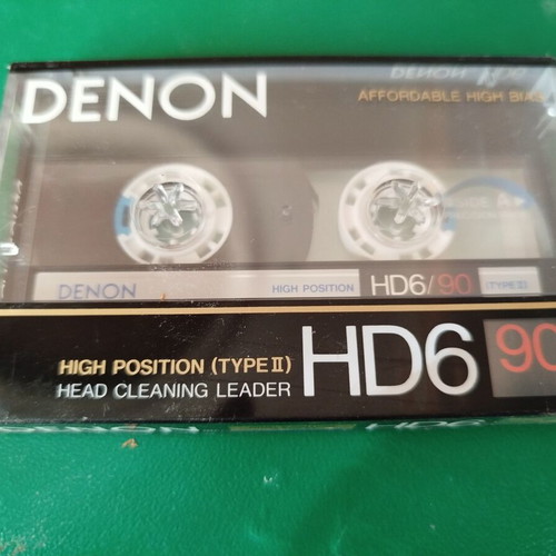 Denon HD6 90 cassette tapes new, Type II Chrome