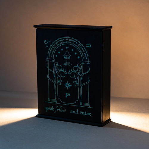 Lord of the Rings Doors of Durin Luminous Key Holder new