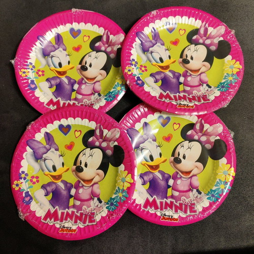Minnie Daisy party plates set 32 pcs new, paper 19.5 cm