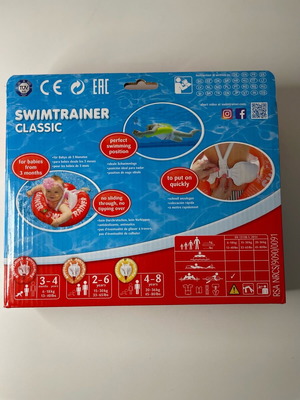 Freds Swim Academy σωσίβιο Swimtrainer κόκκινο για μωρά 3 μηνών έως 4 ετών καινούργιο