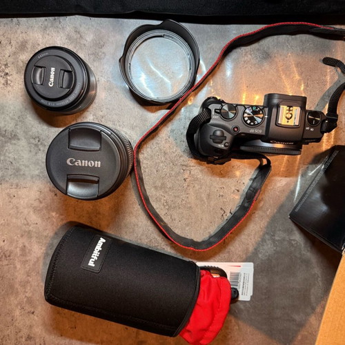 Canon EOS RP Full Frame Mirrorless Camera Kit like new with 24-105mm and 50mm lenses