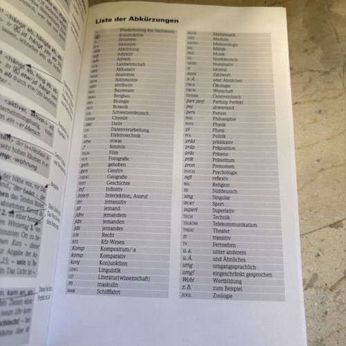 Basiswörterbuch Deutsch als Fremdsprache German dictionary like new