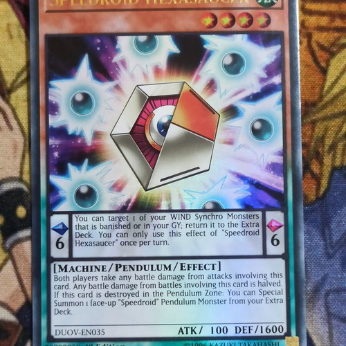 Speedroid Hexasaucer Ultra Rare κάρτα Yu-Gi-Oh!