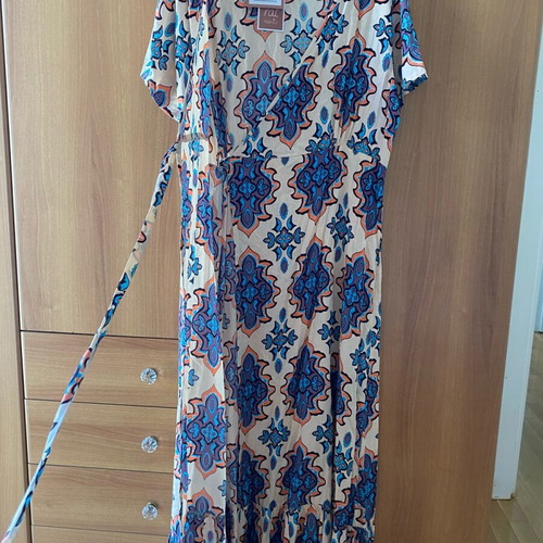 Achilleas Accessories long wrap dress new, multicolor, size L
