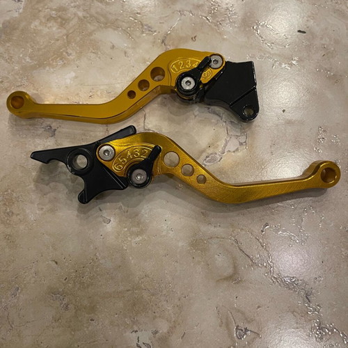 Adjustable levers like new for motorcycles and scooters without hydraulic brakes