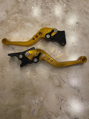 Adjustable levers like new for motorcycles and scooters without hydraulic brakes
